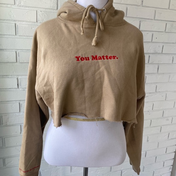 Cropped You Matter Hoodie - Picture 2 of 2